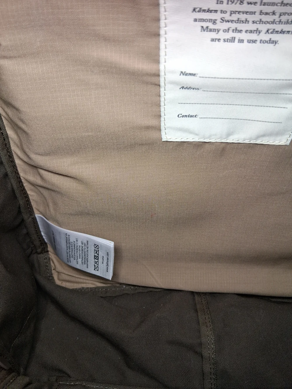 Fjallraven classic backpack